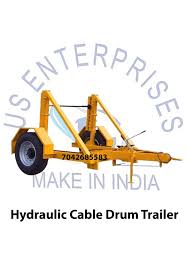 HYDRAULIC CABLE DRUM TRAILER